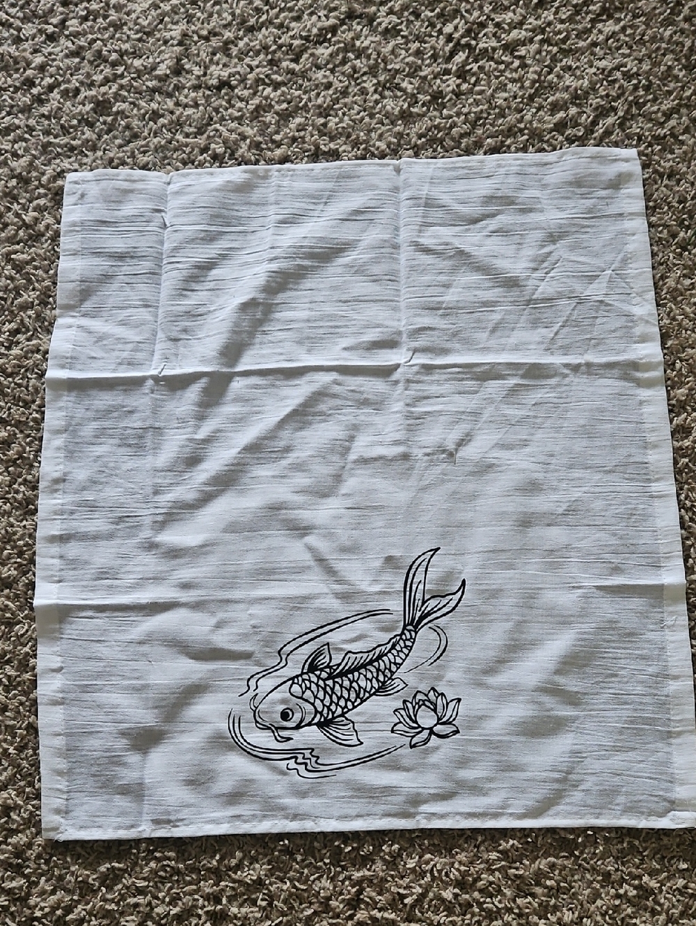 Koi Fish Tea Towel